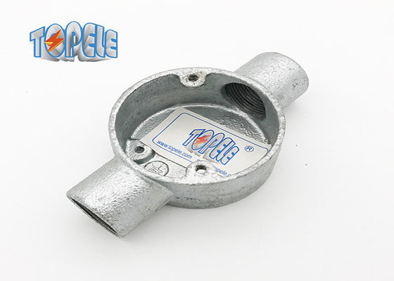 BS4568/BS 31 กลมกล่องสองทาง การติดตั้งหลอด GI เหล็ก/อลูมิเนียมที่สามารถปรับปรุงได้