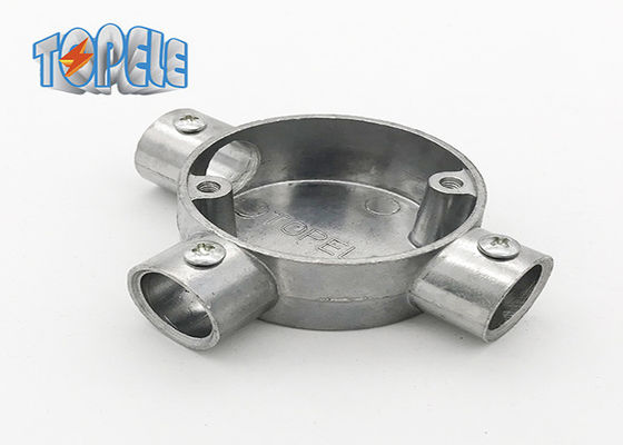 3/4" 1" BS31 ท่ออลูมิเนียม Fitting กลมกล่อง 3 Way / Tee Box Iso