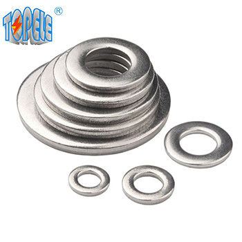 ลดการขัดขัด ลูกหมุน Nut Zinc Plated Flat Plate Washer
