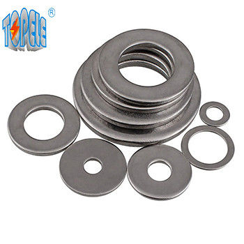 ลดการขัดขัด ลูกหมุน Nut Zinc Plated Flat Plate Washer