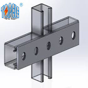 5 ช่อง Splice พล็อตสแตนเลสคาร์บอน Unistrut ช่อง C ช่องที่มีรู