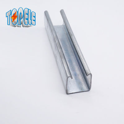 โปรไฟล์เหล็กกระดาษหมักร้อน Unistrut ช่อง C 41 * 41 / 41 * 21