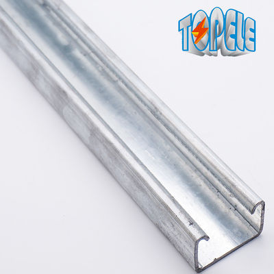 โปรไฟล์เหล็กกระดาษหมักร้อน Unistrut ช่อง C 41 * 41 / 41 * 21