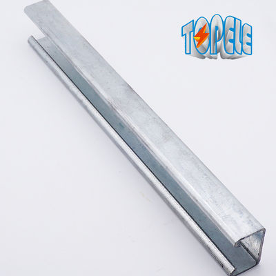 โปรไฟล์เหล็กกระดาษหมักร้อน Unistrut ช่อง C 41 * 41 / 41 * 21