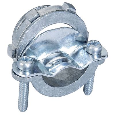ซิงค์ Die Cast Clamp ประเภท Romex เครื่องเชื่อมเคเบิลสําหรับสาย OEM 3/4 "