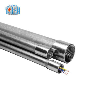 Gi ไหลไฟฟ้า BS4568 สายไฟฟ้า Hot DIP แกลนไซด์กับหมวกคอปเลอร์
