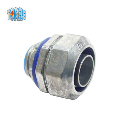 สีโลหะ 1/2 &quot;ซิงค์ Die Cast โคเนกเตอร์หลอดยืดหยุ่นตรงสําหรับหลอด