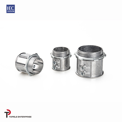 IEC 61386 20-25mm Connector Set Screw Type Zinc Die Cast Topele สูตรการเชื่อมต่อ