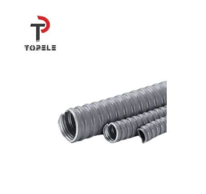 IEC 61386 PVC ผิวเคลือบ โลหะคลายเหล็กยืดหยุ่น สายเมตร
