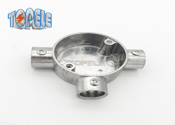 3/4" 1" BS31 ท่ออลูมิเนียม Fitting กลมกล่อง 3 Way / Tee Box Iso